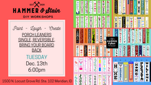 12/13 @ 6PM- Single/Double/Bring Back Porch Leaners