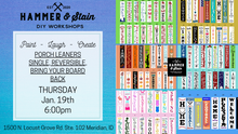 1/19 @ 6PM- Single/Double/Bring Back Porch Leaners