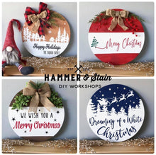 Christmas in July Collection *Holiday Round Door Hanger