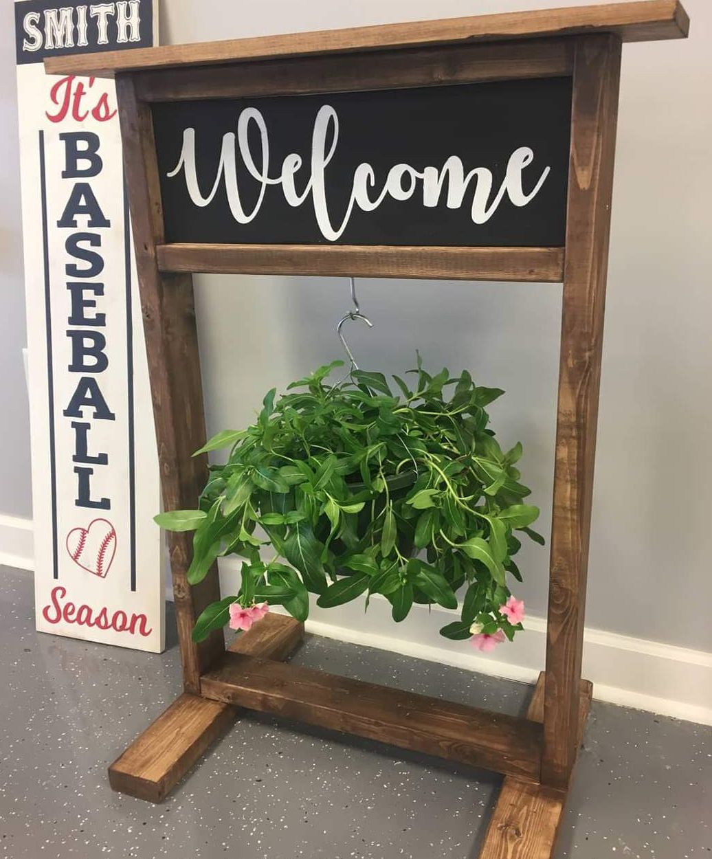 $WOOD PLANTER AND ADDRESS BOXES