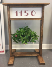 $WOOD PLANTER AND ADDRESS BOXES