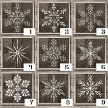 WINTER COLLECTION - SILVER SNOWFLAKES