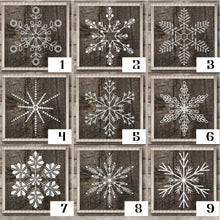 1/14 @ 6:30pm-COUPLES WORKSHOP-SNOWFLAKES FRAMED DECOR