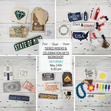 5/14 @ 6:30pm -Tiered Risers & Celebration Sets Décor