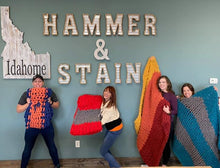 12/4 @ 4-7pm-Public Workshop- HANDKNIT COZY BLANKETS