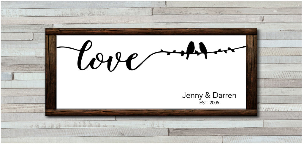 EVERYDAY COLLECTION-PERSONALIZED FRAMED SIGNS – Hammer & Stain Treasure ...