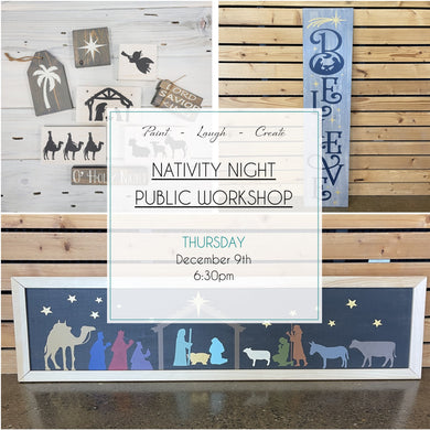 12/9 @ 6:30pm-Nativity Night